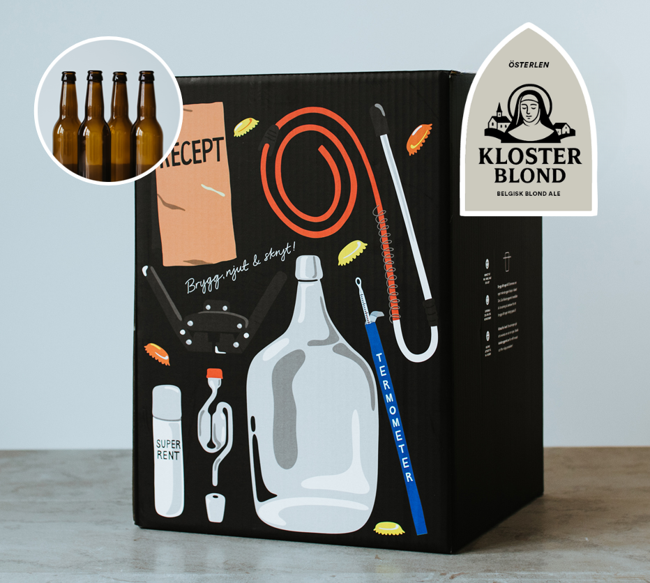 Kloster Blond – �lbryggarkit (10 L) + Flaskor