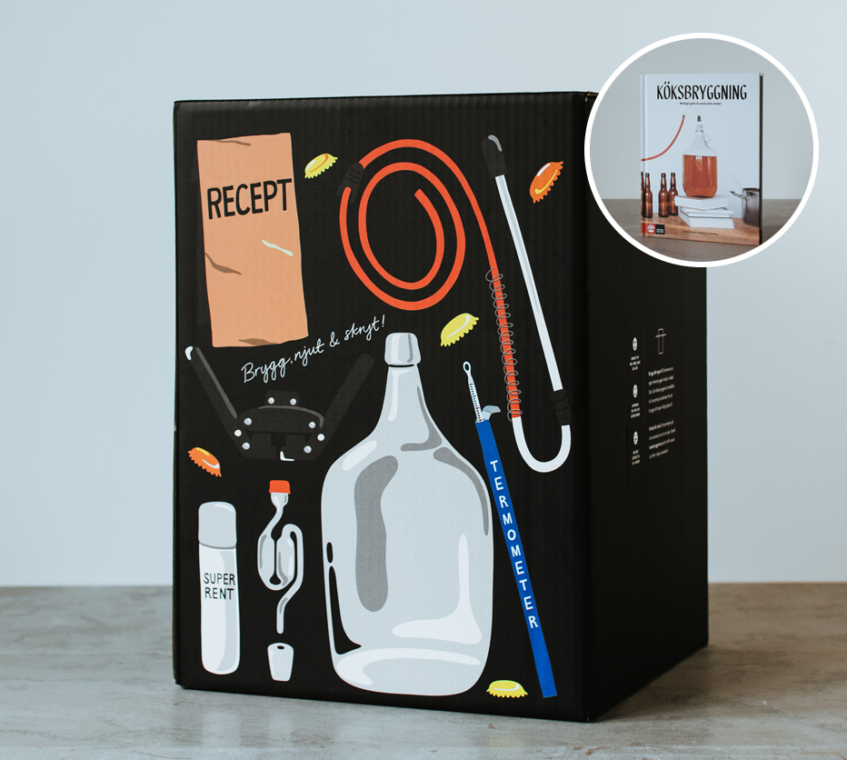 STARTERKIT, lbryggningskit (4L) + Bok