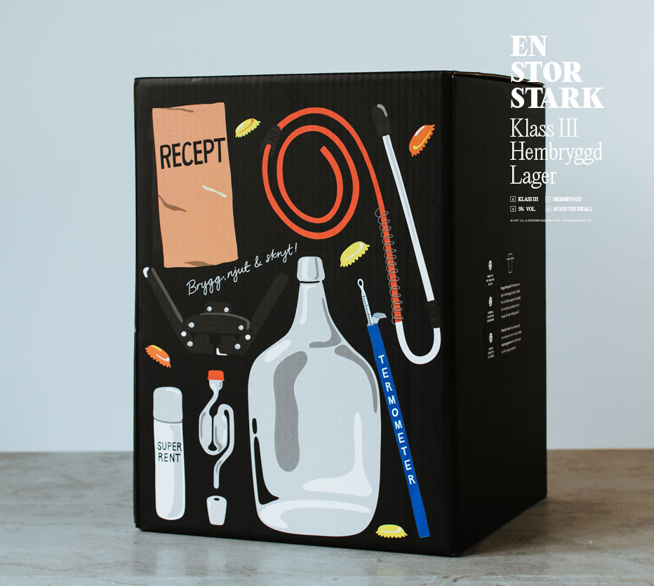 En Stor Stark, Ljus lager - lbryggarkit (4 Liter)