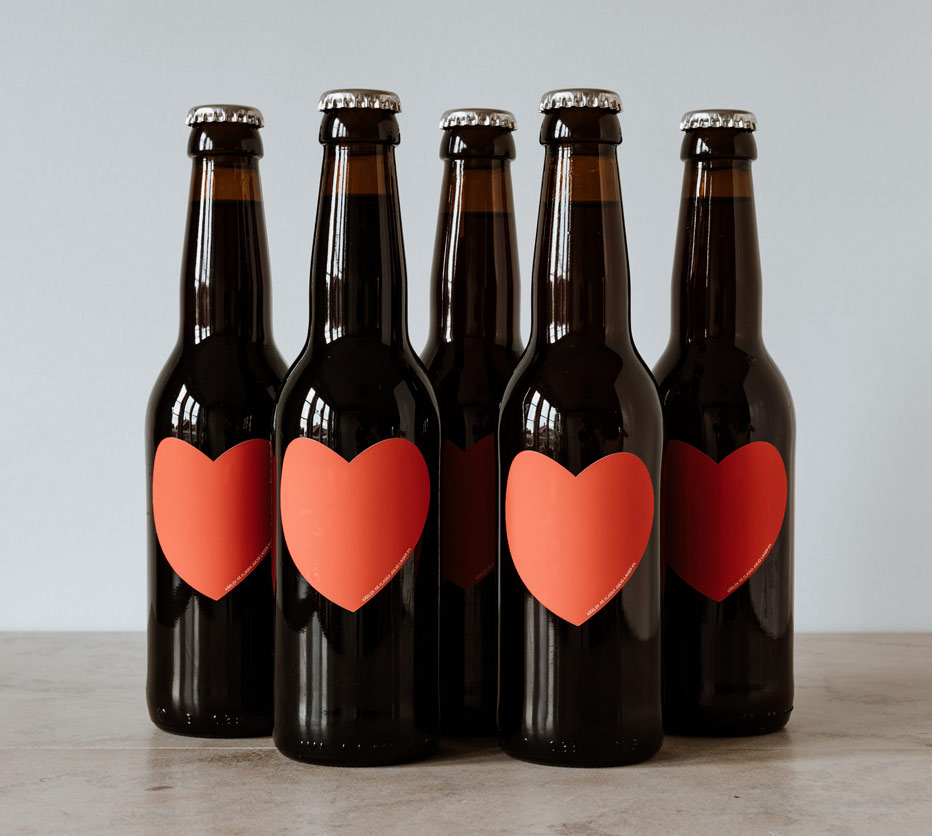 12-pack flasketiketter Jull 2022
