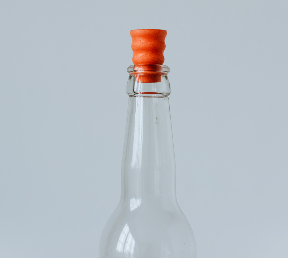 Flaskpropp 22/15 - Orange
