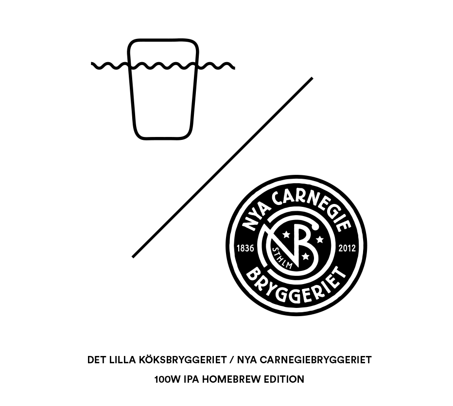 100W IPA, Nya Carnegiebryggeriet - Receptsats (10 liter) 