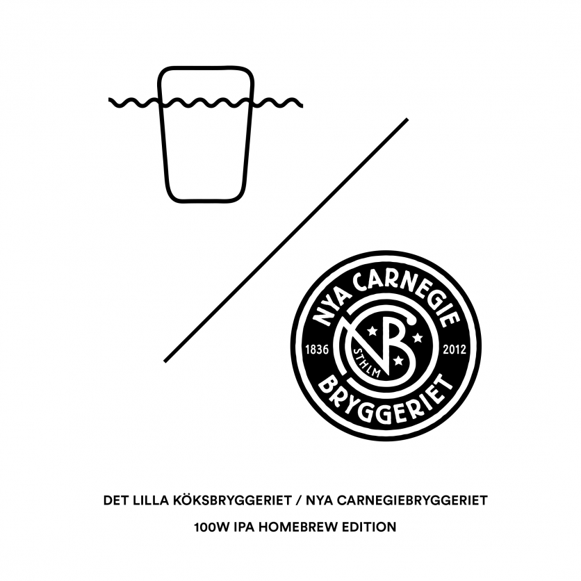 100W IPA, Nya Carnegiebryggeriet - Bryggkit 10-liter 100W IPA, Nya Carnegiebryggeriet - Bryggkit 10-liter
