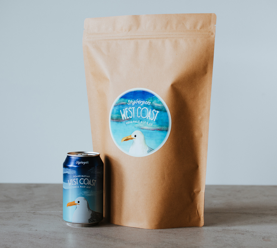 Stigbergets West Coast - Ölbryggningskit 10-liter Stigbergets West Coast - Ölbryggningskit 10-liter