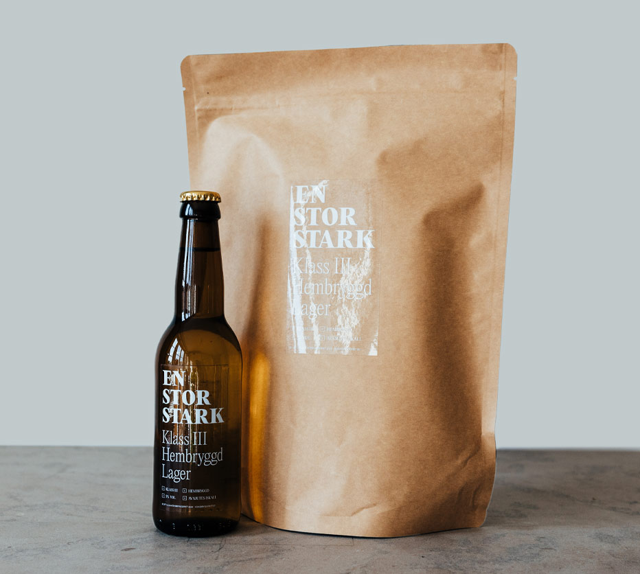 En Stor Stark, Ljus lager - Ölbryggarkit (10 Liter) En Stor Stark, Ljus lager - Ölbryggarkit (10 Liter)